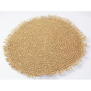 Individual De Raffia Circular