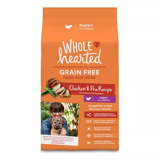 Wholehearted Alimento Natural Cachorro Pollo Y Chícharo 6 Kg