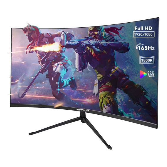 Monitor Gamer Curvo HYTOBP Monitores M27QMP Full HD 27 Pulgadas Negro 110V 220V