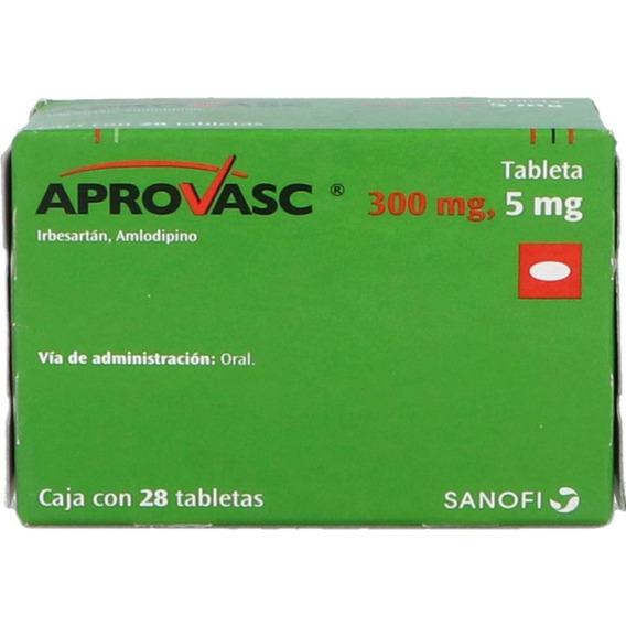 Aprovasc 300 Mg / 5 Mg 28 Tabletas