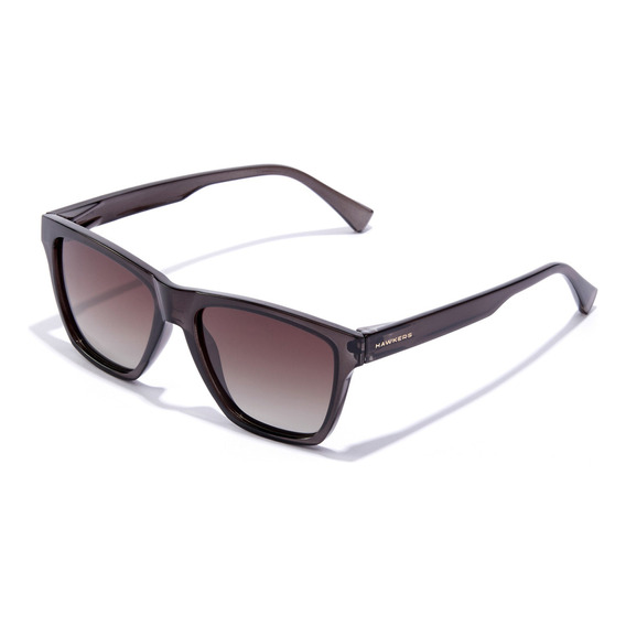 Gafas De Sol Polarizadas Hawkers One Ls Hombre Y Mujer Lente Marrón Armazón Negro