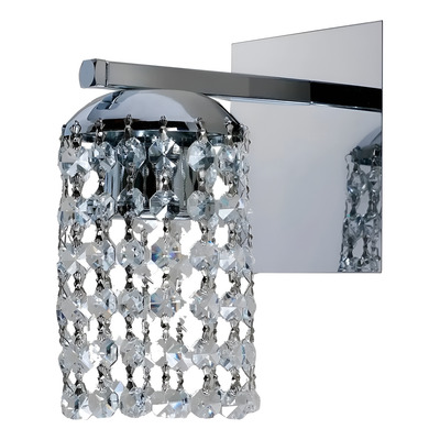 Aplique Lyon 1 Luz Cairel Deco Cristal Cromo Apto Led