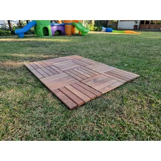 Deck Modular De Madera Te Cumarú Para Exterior