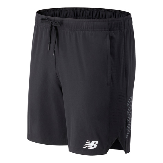 Short New Balance De Hombre Ms13019bk - Tenacity Short 7 In