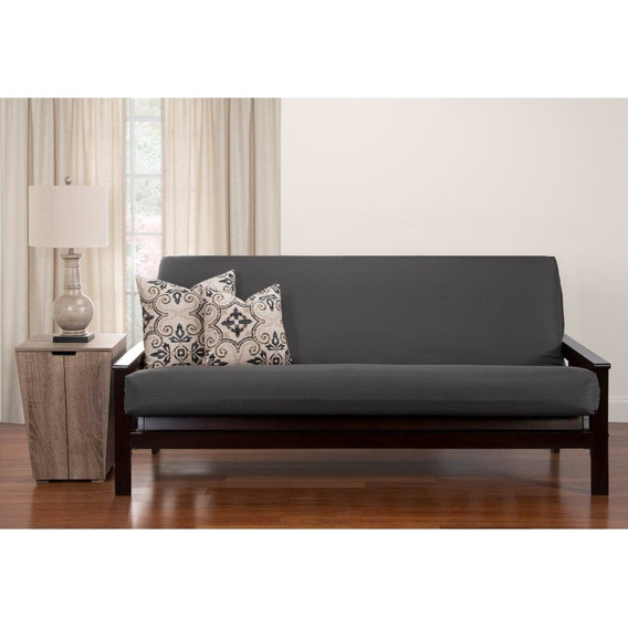 Funda Futon Sense 2 Plazas Gris Topo