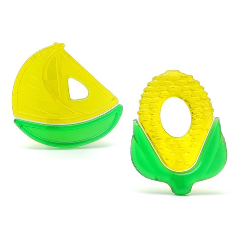 Mordillo Para Bebés Amarillo Y Verde - Baby Innovation Color Barco