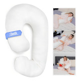 Contour Swan Pillow - Almohada Para Cuerpo Completo Color Blanco