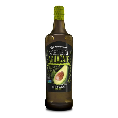 Aceite De Aguacate Vegano Orgánico Member's Mark 1 L