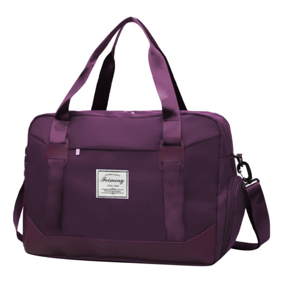 Maleta Casual Viaje Gimnasio Morral Deportivo Tp Horz Rw Color Morado