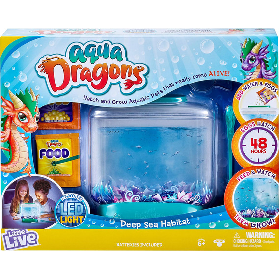 Little Live Aqua Dragons - Hábitat De Aguas Profundas - Esco