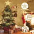 Sombrero De Copa De Árbol De Navidad Pentagrama Brillante