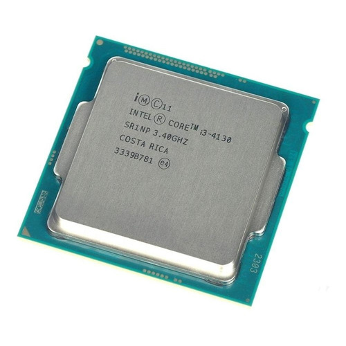 Procesador gamer Intel Core i3-4130 BX80646I34130  de 2 núcleos y  3.4GHz de frecuencia con gráfica integrada