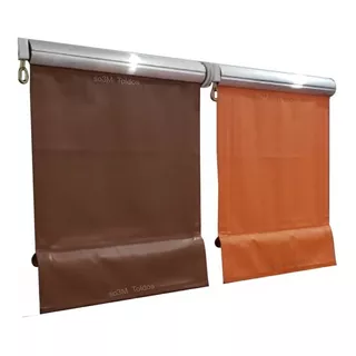 Kit Toldo Retrátil Cortina Manivela 1,10 X 2,75 Lona + Peças