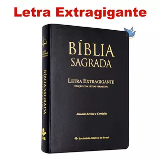 Bíblia Letra Extragigante Índice Palavras De Jesus Vermelho