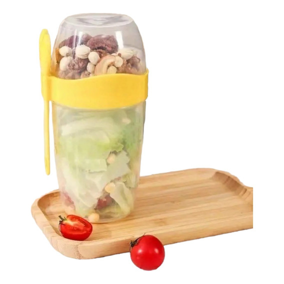 Vaso Para Yogurt Leche Y Cereal Frutas Frutos Secos Portable