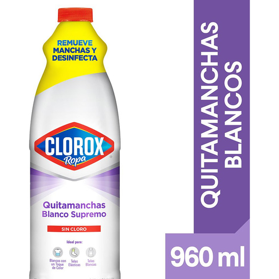 Quitamanchas Clorox Blancos Supremos 960 Gr