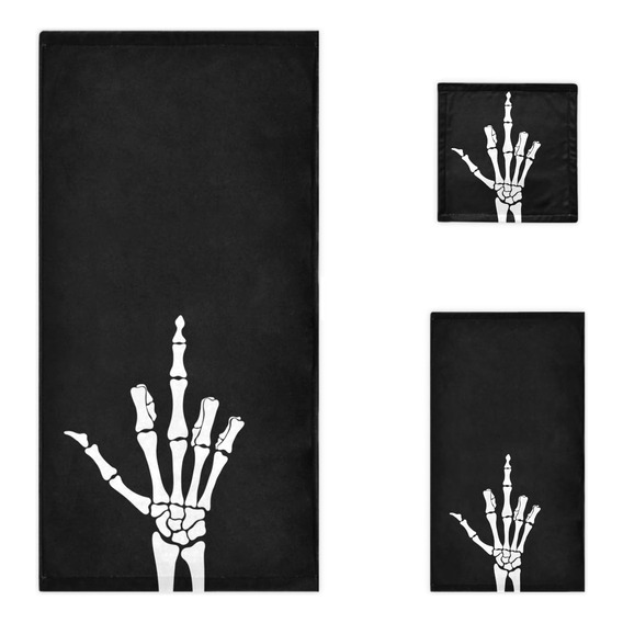 Naanle Skeleton Shows Middle Finger Soft Luxury Juego Decora