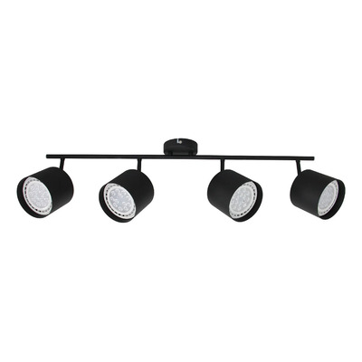 Aplique Alba 4 Luces Negro Apto Led Ar111 Moderno Cie