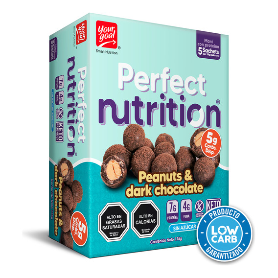 5 Perfect Nutrition Peanuts & Darks Chocolate