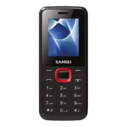 Sansei S191 Dual SIM 3 MB  negro y rojo 4 MB RAM