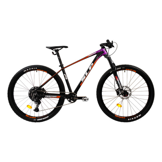 Bicicleta Mtb Slp 700 Pro 10v Shimano Cues Freno Hidráulico Color Negro - Naranja Tamaño Del Cuadro 19