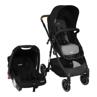 Coche De Bebe Moises Silla Auto Infanti Noa M003 Negro Gris