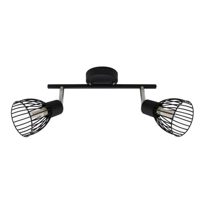 Aplique Plafon 3 Luces Red Deco Moderno Jaula Apto Led