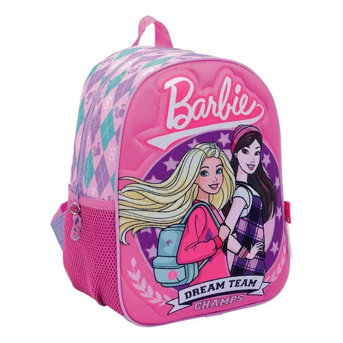 Mochila Escolar Barbie Dream Team - Dgl Games & Comics Color Rosa