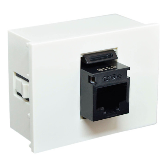 Mod.1 Toma P/interconexion Redes - Rj45 6929 Cambre Color Blanco