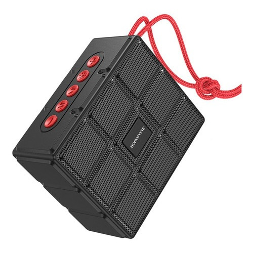 Bocina Inalámbrica Bluetooth Portátil Sport Colores Borofone Color Negro