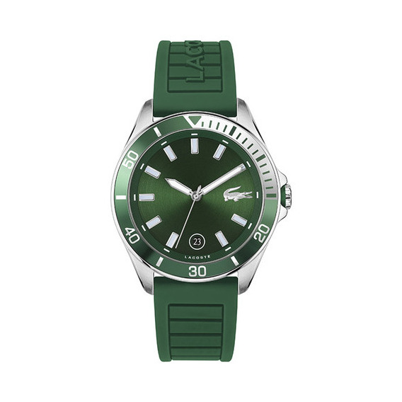 Reloj Lacoste de caucho verde para hombre 2011263