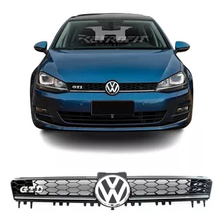 Grade Frontal Colméia Golf Mk7 Tsi E Gti 14-17 Friso Cromado