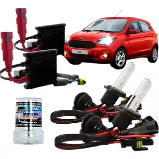 Kit Xênon Reator Lâmpada 10000k Hb4 Hid Universal Completo 