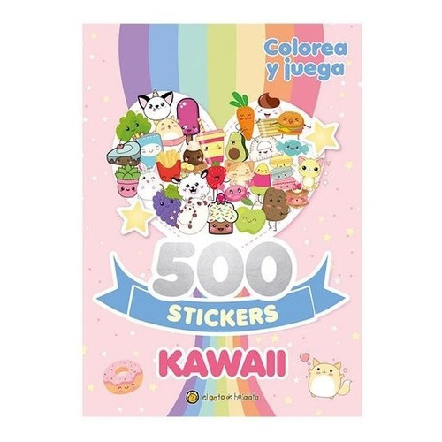 500 Stickers Kawaii Libro Para Niños 2415