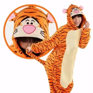 Pijama Kigurumi Cosplay Disfraz Unisex Adulto Tigger 