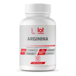 L-arginina -  Pré Treino - 500mg - 480 Cápsulas