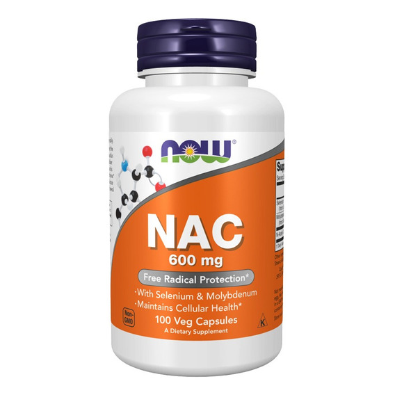 Now Foods - Nac-acetyl Cysteine 600mg 100 Vcaps