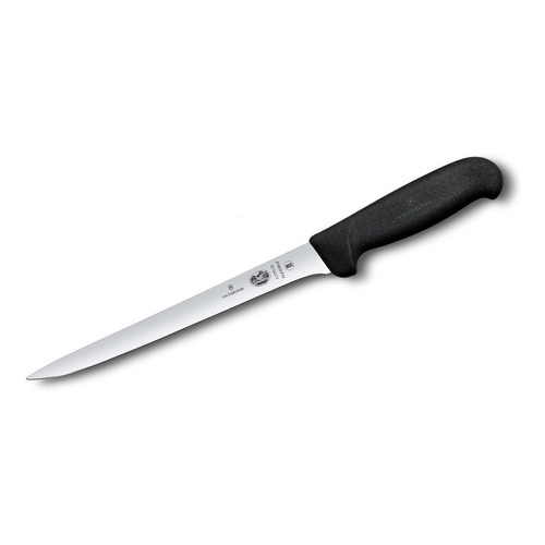 Cuchillo Victorinox Para Filetear 20cm Acero Inox Suizo Color Negro