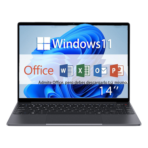 laptops nuevas Chuwi Corebook X 14" Core I5 10th 16gb Ram 512gb Ssd,2160*1440px Windows 11 Teclado iluminado Gris