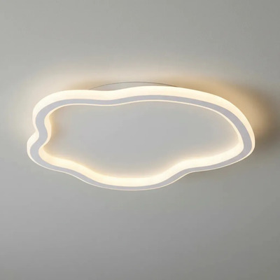Plafón Led Dinámico Nube Luz Desing Iluminación Blanco Blanco