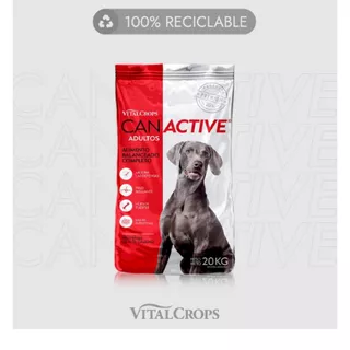 Alimento Perro Canactive Adultos X 20 Kg