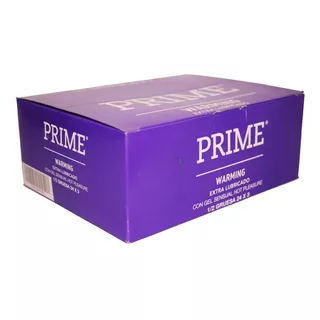 Preservativos Prime Warming 1/2 Gruesa 24 Cajitas X 3 (72 Unidades)