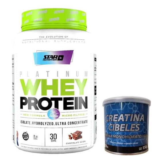 Star Nutrition Whey Protein 2lb + Creatina Cibeles 150g