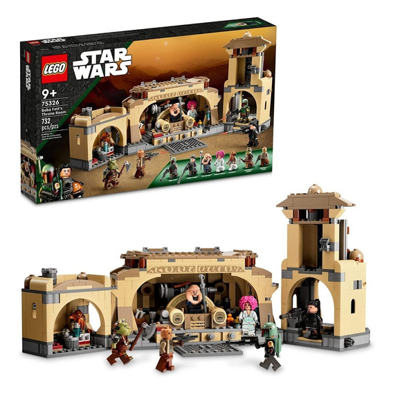 Juego Construcción Lego Star Wars Sala Del Trono Boba Fett Cantidad De Piezas 732