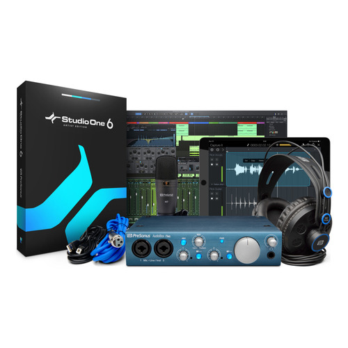 Interfaz Presonus Itwo Audiobox Studio 2777700109 Msi Color Azul Acero