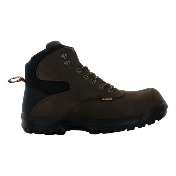 Roosters Bota Con Casquillo Piel Cafe Hombre 82156