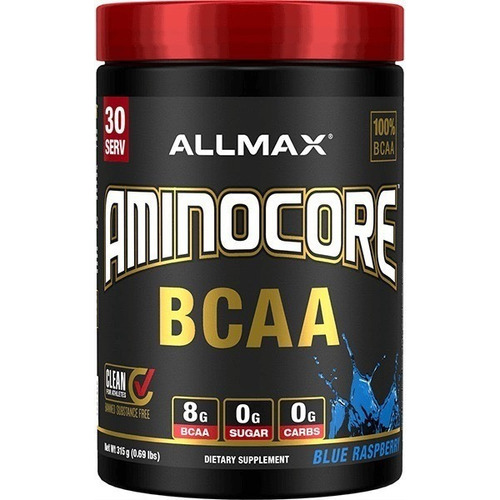Allmax Aminocore Bcaa Aminoácidos Esenciales 30 Servicios Sabor Sandía
