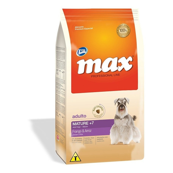 Max Mature Frango & Arroz 15 Kg 