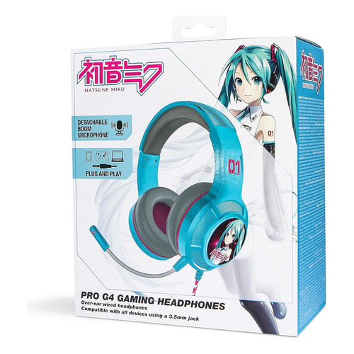 Headset Alámbrico Hatsune Miku OTL