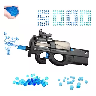 Ametralladora Automatica P90 Blaster Arma Juguete Hidrogel